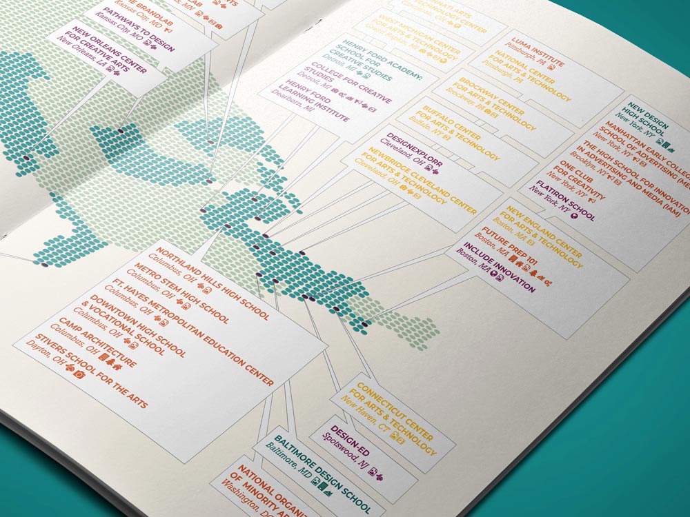 designExplorr IDSA Editorial Map Illustration