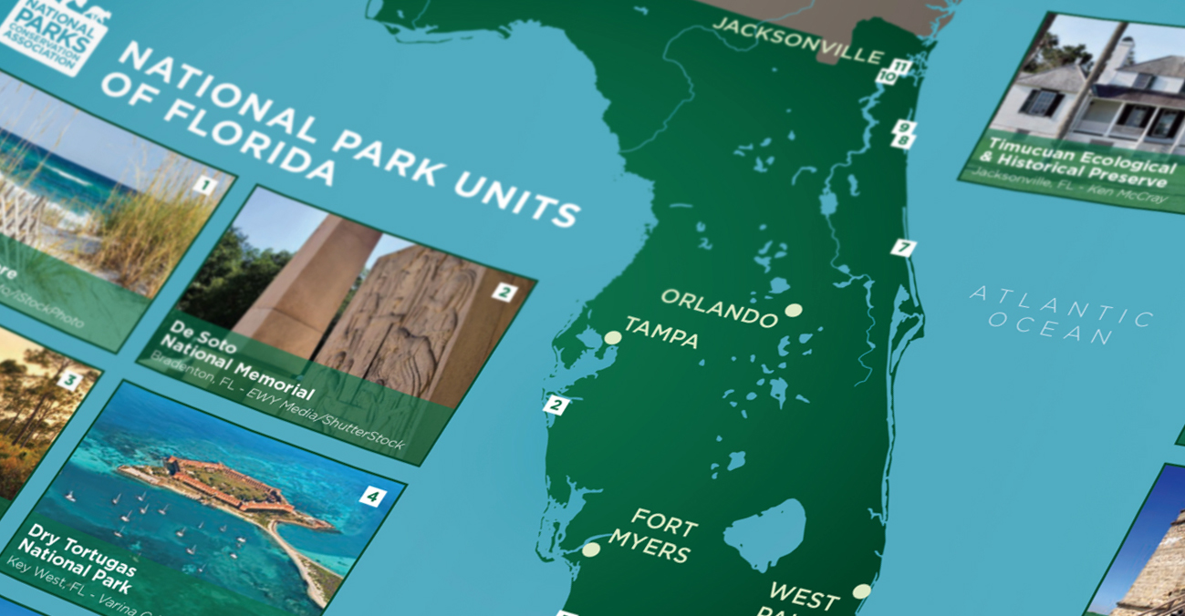 Florida National Parks Map Illustrations – Keir DuBois