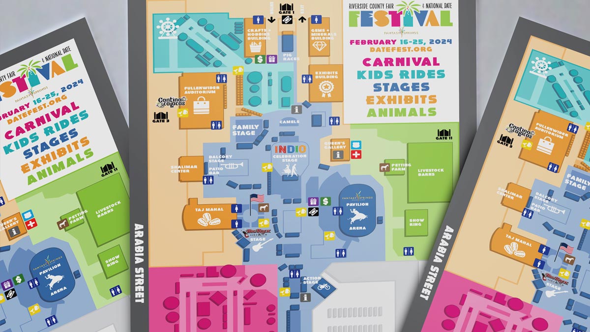 Riverside County Fairgrounds Map Illustration Keir DuBois