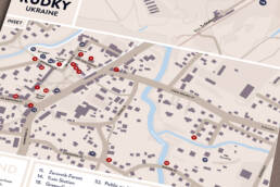 Rudky, Ukraine Memoir Map